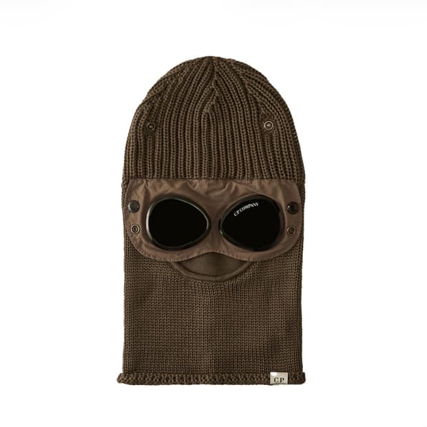 C.p.company 바라클라바 윌넛 베이지