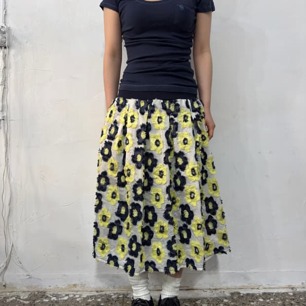 flower banding skirt
