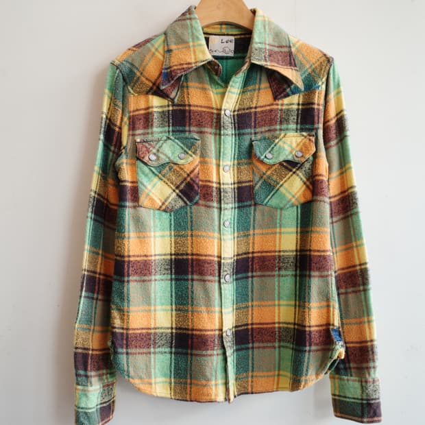 Lee 플란넬 코튼 웨스턴 셔츠 