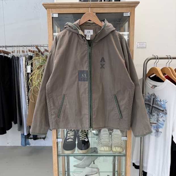 Cotton trimming parka