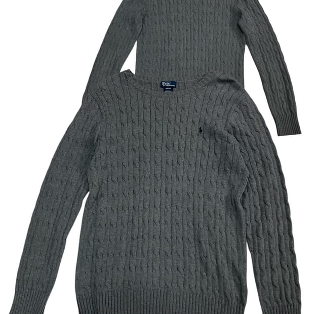 폴로 랄프로렌 케이블 니트 XL(18-20)