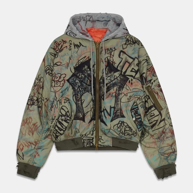 모와롤라 그래피티 후드봄버 m