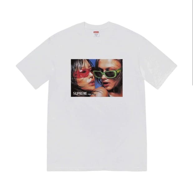 L) 슈프림 아이웨어 티셔츠 화이트