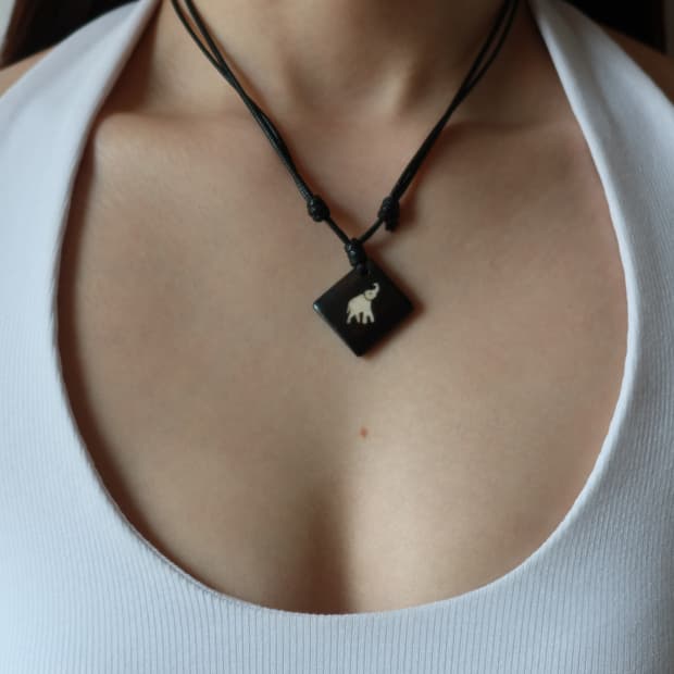 animal charm necklace