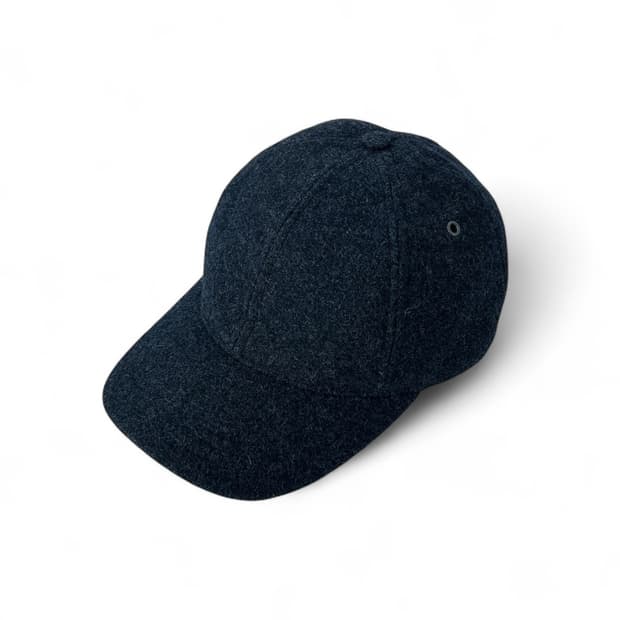 A.P.C. FELTED WOOL CAP GREY 
