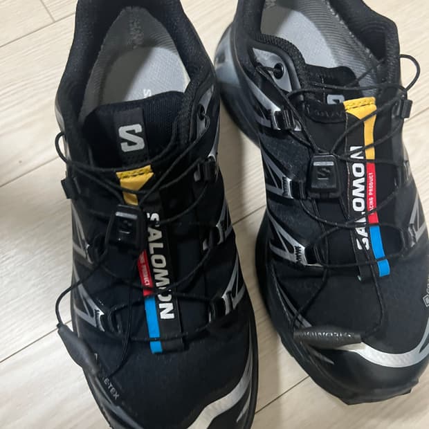급처] 살로몬 XT-6 블랙실버 225 단품 구성품X