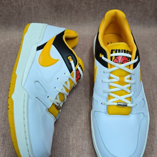 나이키310mm-풀 포스 로우 화이트 유니버시티 골드