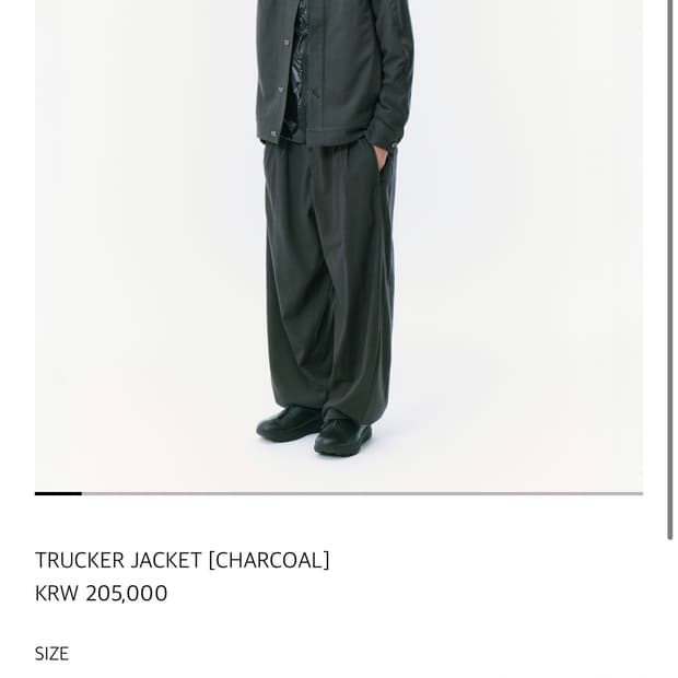 산산기어 트러커 자켓 사이즈 (1)