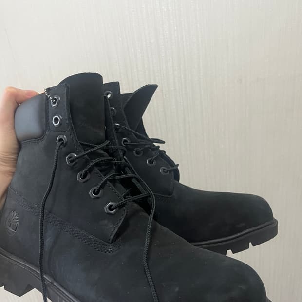 팀버랜드 6인치 베이직 부츠 블랙 265