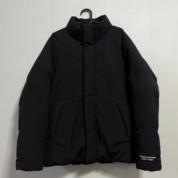 디스이즈네버댓(thisisneverthat) 다운 패딩 블랙 100