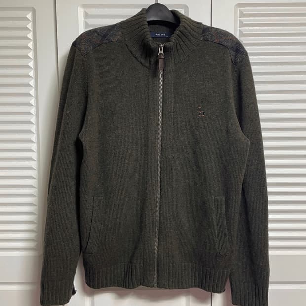 헤지스 니트 집업