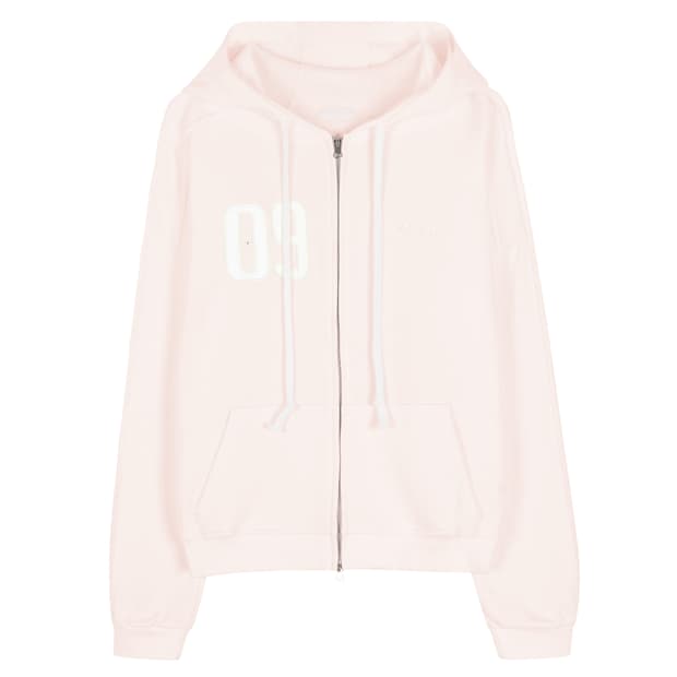 클리시어 09 넘버링 후드집업