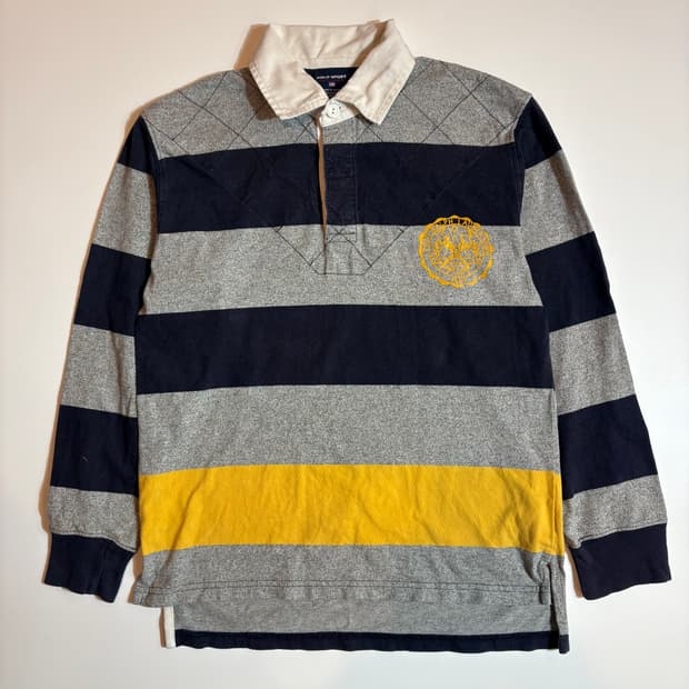 폴로 랄프로렌 그레이 와플 긴팔 티셔츠