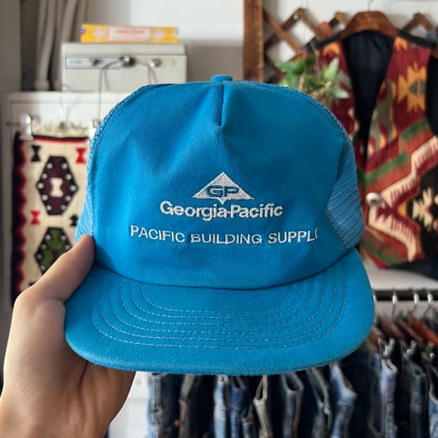 90's Made in USA 스카이블루 트러커 캡