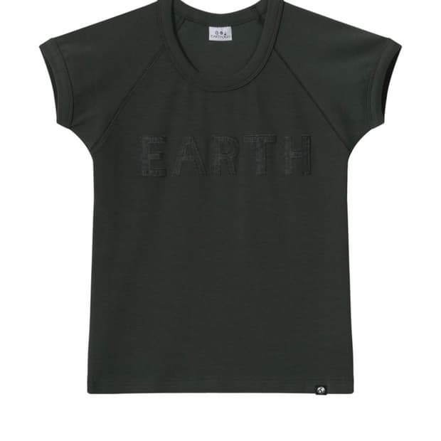 어쓰지구 EARTH RINGER TEE (CHARCOAL)