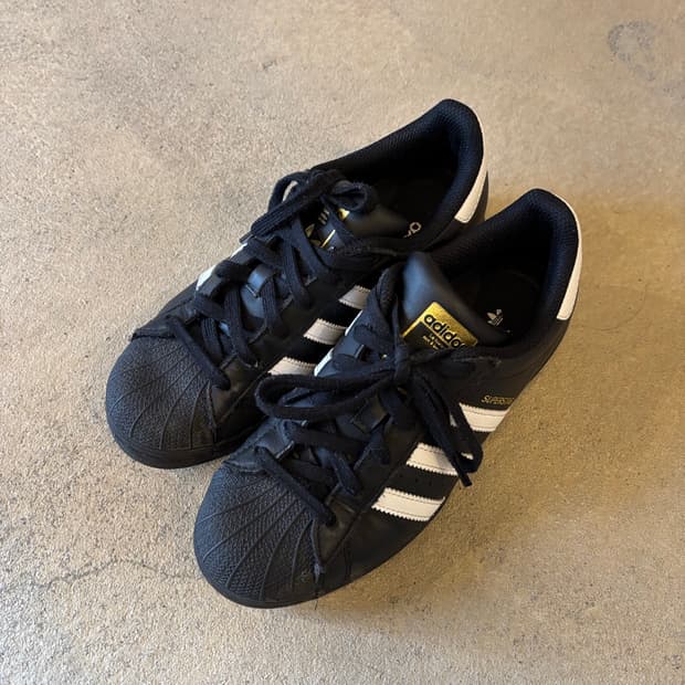 아디다스 슈퍼스타 블랙 흰색 삼선 스니커즈