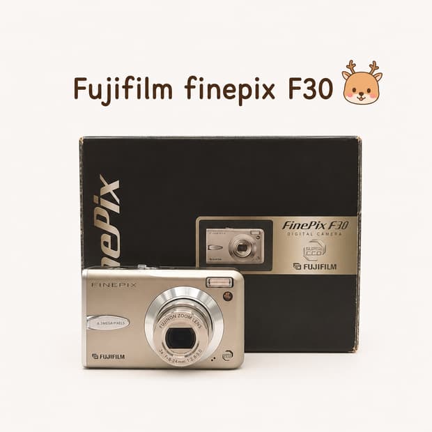 풀박 미품급✨️후지필름 파인픽스 F30 골드 ✨ 명기 CCD 감성