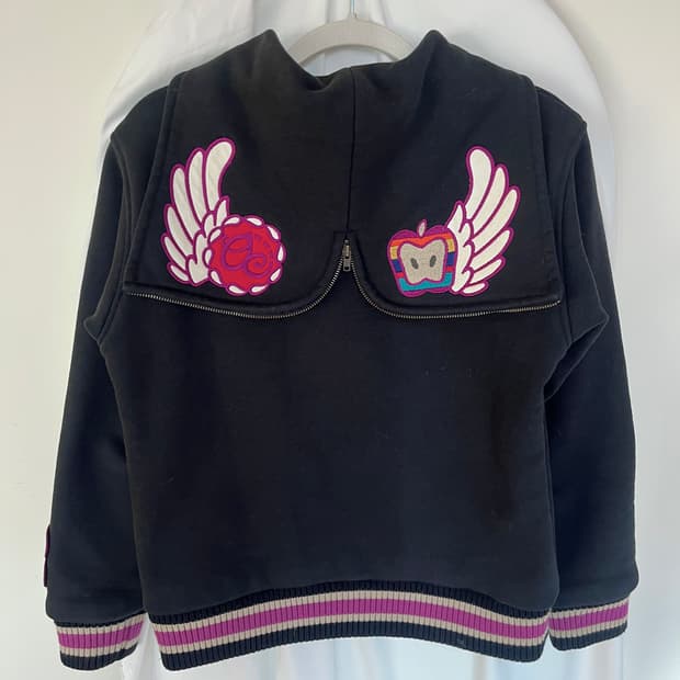 히스테릭 글래머 오존 커뮤니티 날개 자수 후드 자켓 집업 점퍼