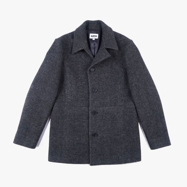 할로미늄 블레이저 코트 그레이