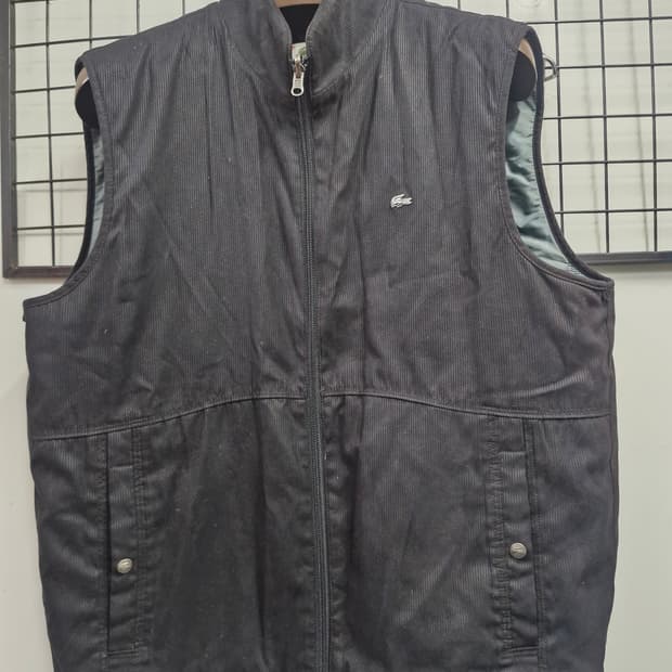 105XL 라코스테 빈티지 폴리에스터 조끼 베스트.