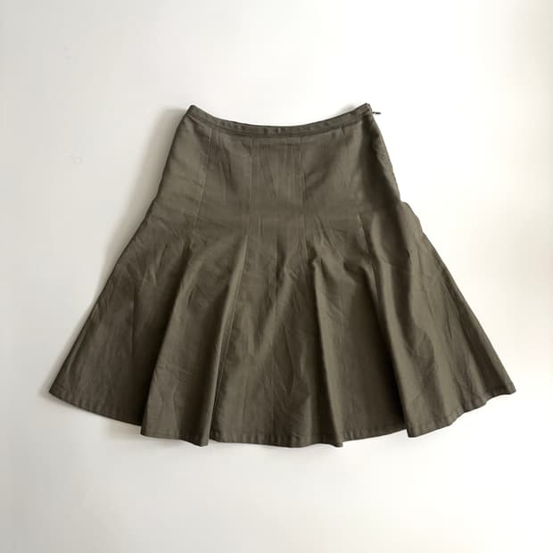 Vintage khaki skirt