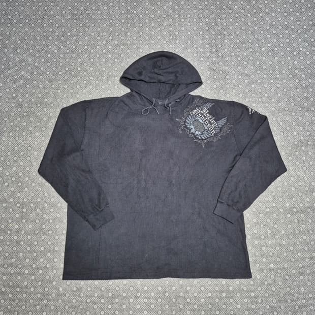 [XL]할리데이비슨 와플 스컬 롱슬리브 - 190