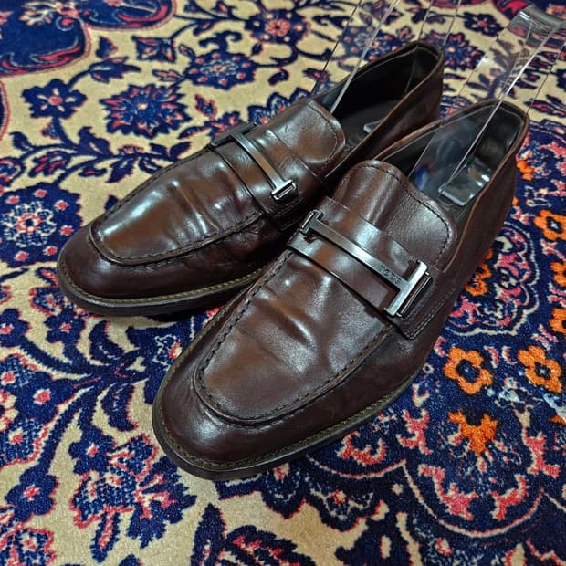 토즈(TOD'S) 싱글티 브라운 가죽 로퍼
Mes's