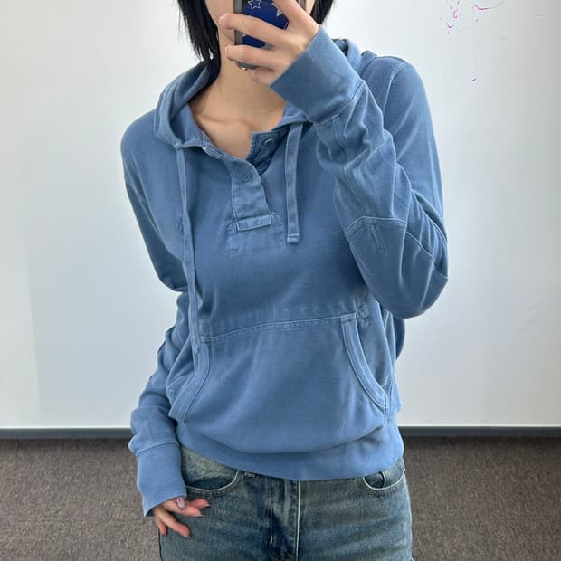 Polo 폴로 블루포니 블루후드티 