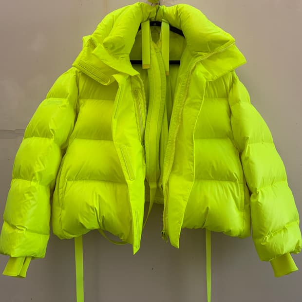 준지 18fw LAPPED 구스다운 낙하산 패딩  점퍼 JUUN.J