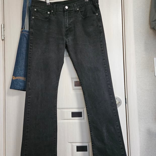 Levi's 527 34x32 리바이스 부츠컷 블랙진