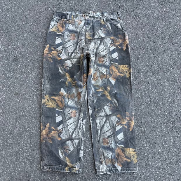 OG 칼하트 B158 CMO 리얼트리 싱글니 카펜터팬츠