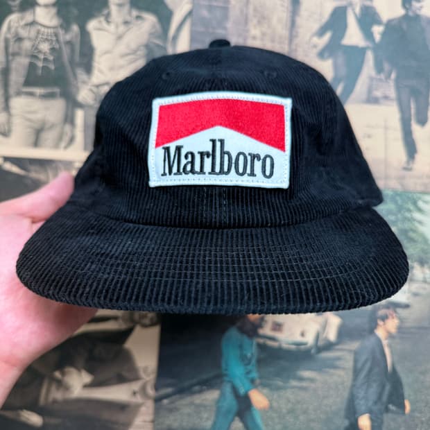 말보로(Marlboro) 코듀로이 캡