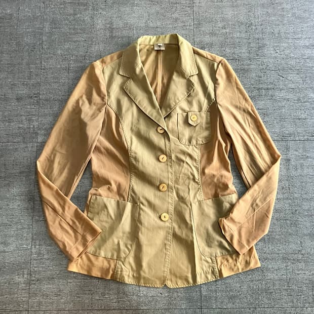 일본빈티지 Saegibun 아메카지 보헤미안웨스턴 배색자켓