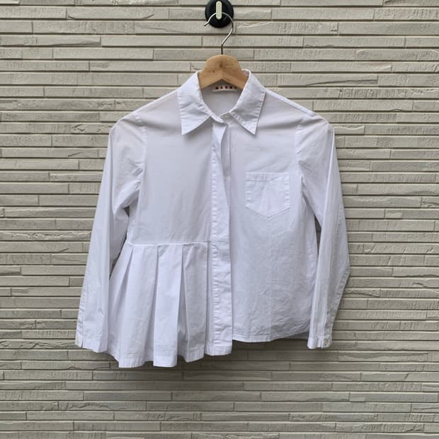 마르니 캐주얼 플리츠 셔츠