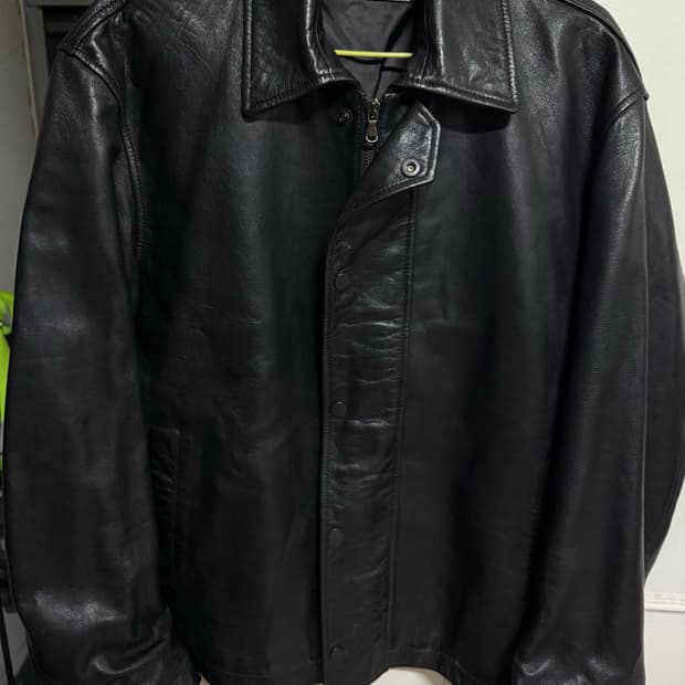 남자양가죽자켓