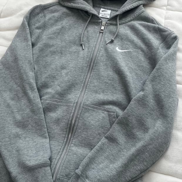 나이키 그레이 후드집업