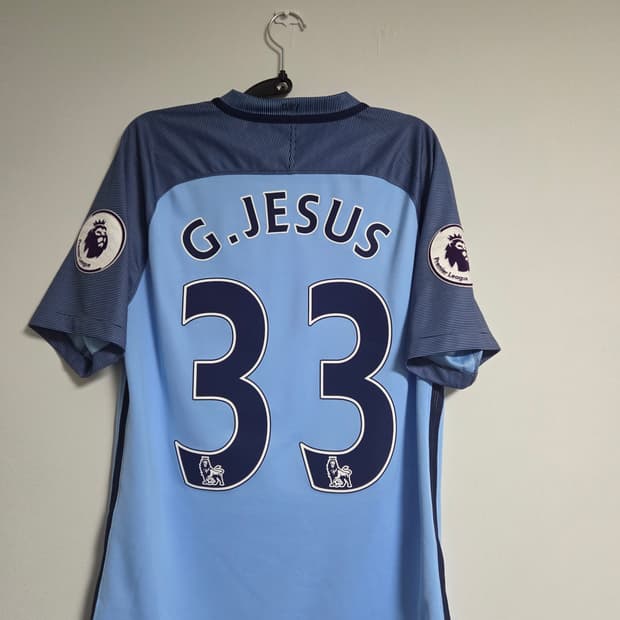 맨시티 16 17 제주스 유니폼 올오피셜 해외S