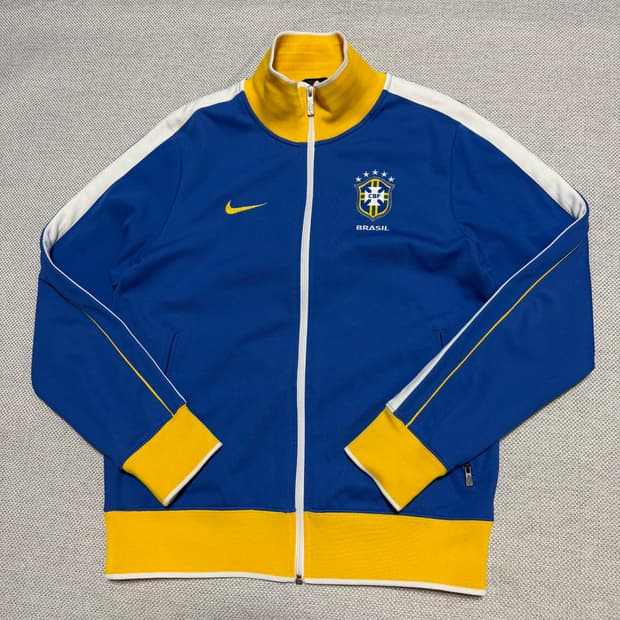 나이키 브라질 국대 트랙탑