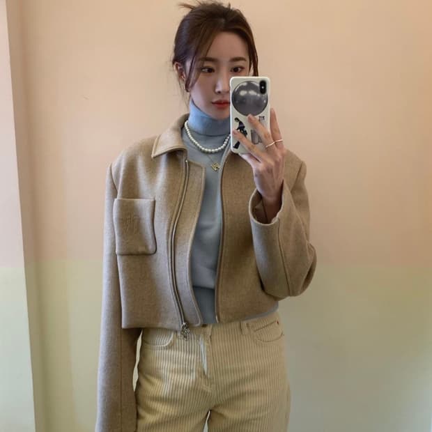 택O) [s] 그로브 코듀로이 DUNE 팬츠 아이보리