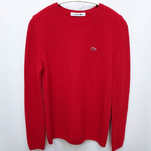 라코스테 여성 모100 니트 긴팔티 44-55
