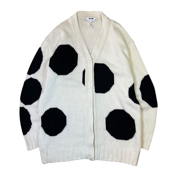 MSGM 도트 니트 가디건