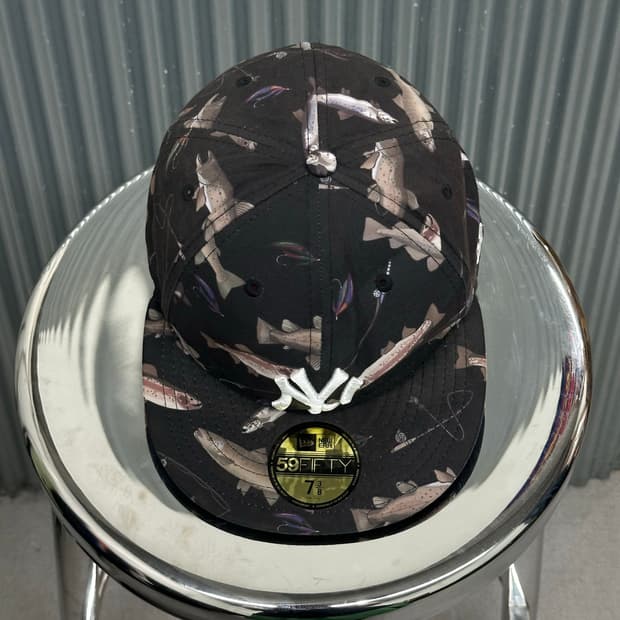 [7 3/8] 뉴에라 NEW ERA 59FIFTY MLB 피쉬 패턴 캡