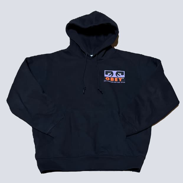 오베이 후드티 후디 블랙