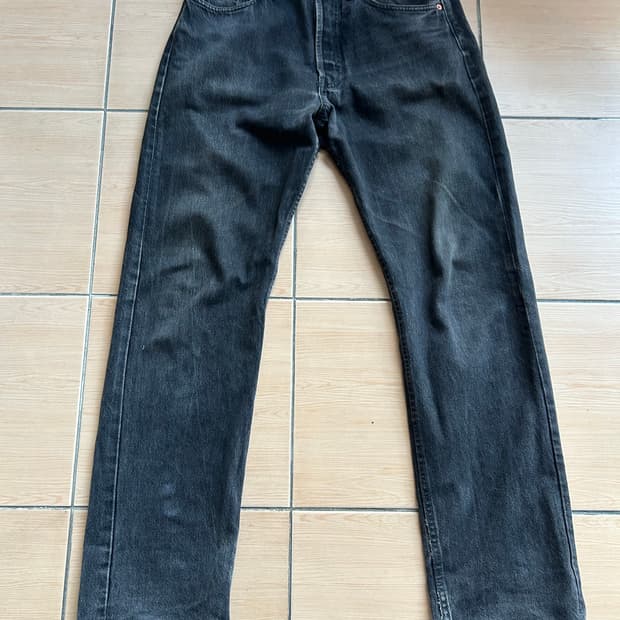 90‘s 리바이스501 블랙진33(32)in