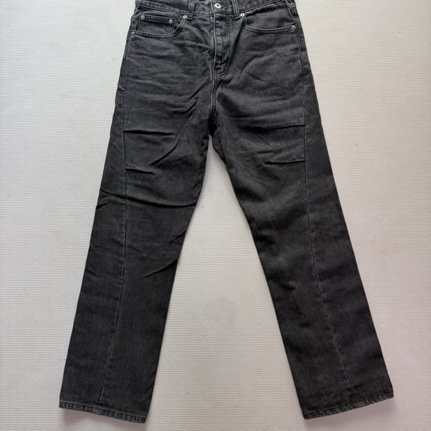 비슬로우 퍼플라벨 블랙진 M