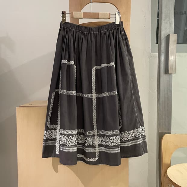 꼼데가르송 트리콧 스커트