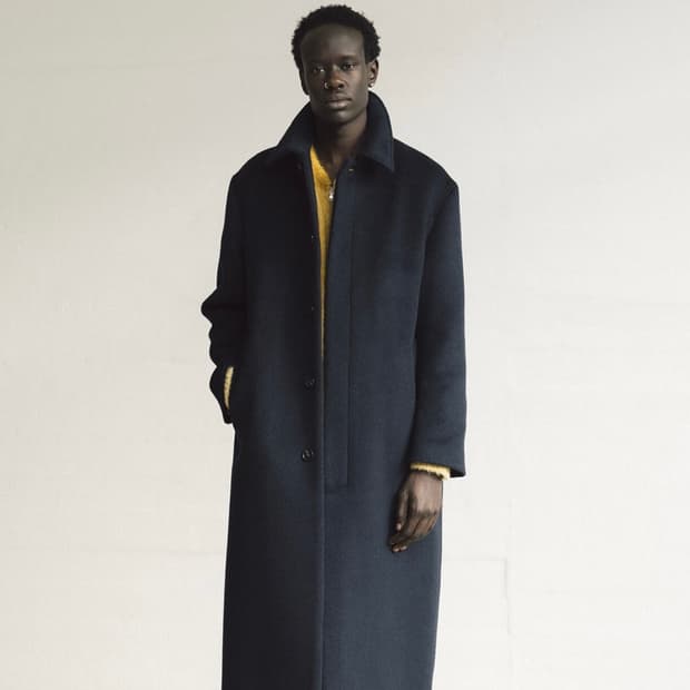 sunflower winter coat navy