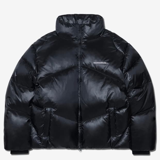 노매뉴얼 블랙 패딩 XL