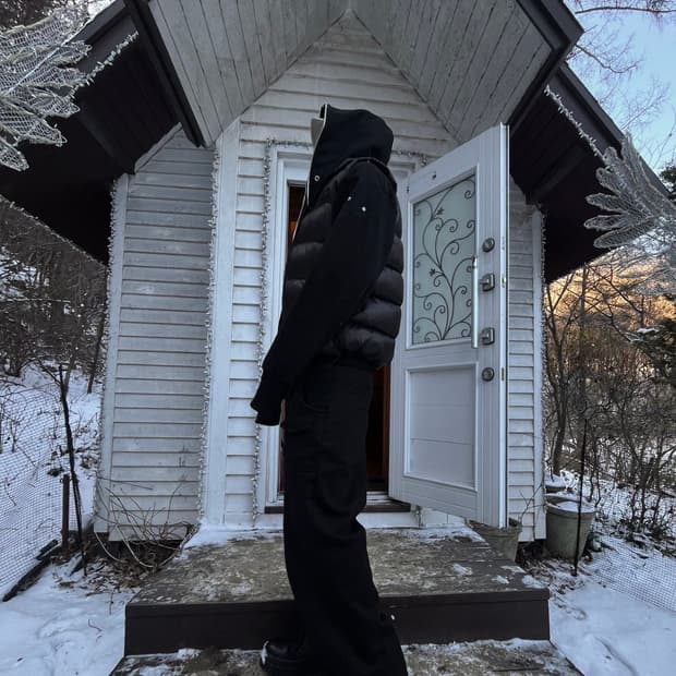 유광 베스트 패딩