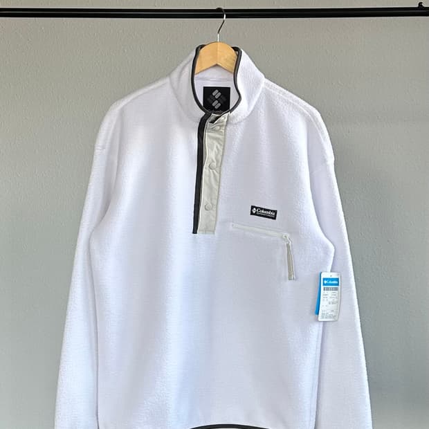 [M](새상품)컬럼비아 헬베티아 하프집업 아노락 플리스